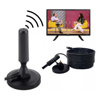 Antena TDT Full HD Premium Para Television Base Magnética
