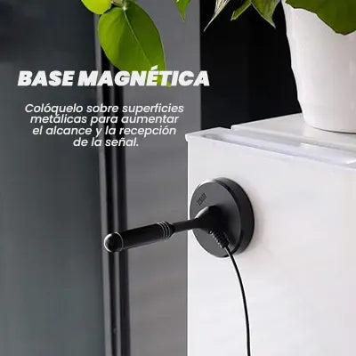 Antena TDT Full HD Premium Para Television Base Magnética